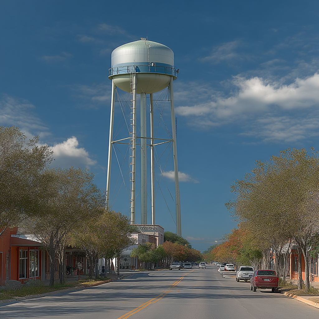 Drone Washing Exterior Cleaning of Water Towers, Stadiums, and Wind Turbines